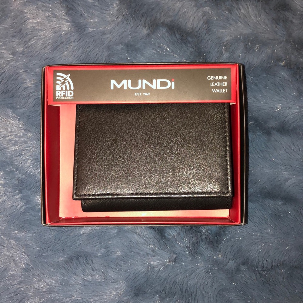 Men’s Mundi leather wallet
